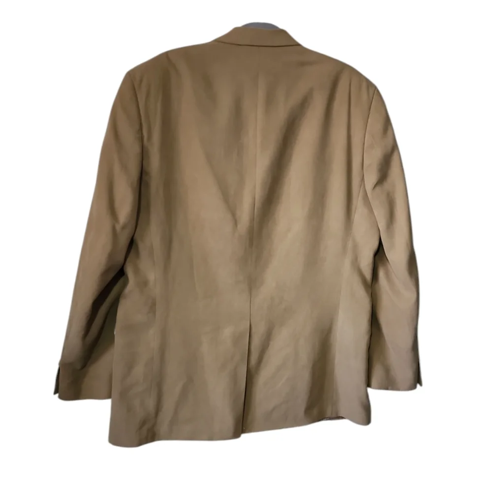 Lauren‎ Ralph Lauren Camel Tan Neutral Coat Sports Jacket Men's Size 44L